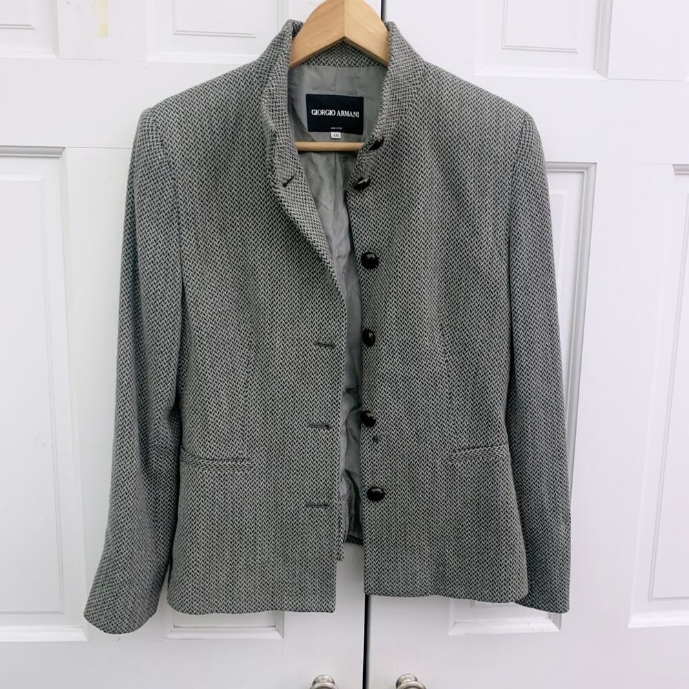 Giorgio Armani 4- button Gray Blazer